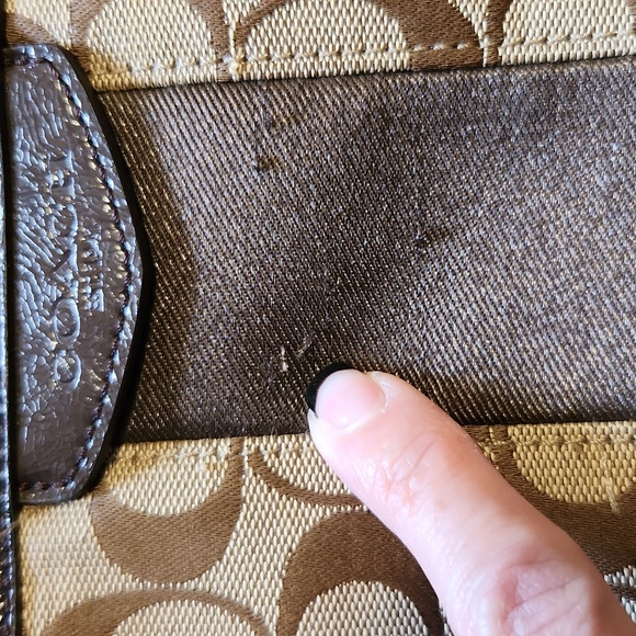 Coach Tan & Brown Shoulder Bag - Picture 13 of 13